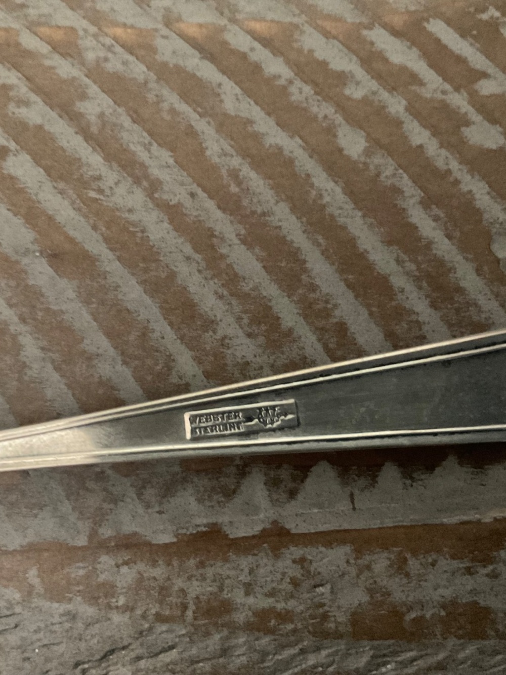Sterling silver baby spoon - Picture 3 of 4